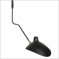 czarny kinkiet dwuramienny CRANE Step into Design W8702-S