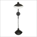 czarny kinkiet dwuramienny CRANE Step into Design W8702-S