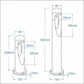 Azzardo lampy ogrodowe VILAGIO 30 i 60 cm