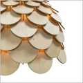 Lampa wisząca szyszka ze sklejki drewnianej o średnicy 1xE27 Burgo LP-101335/1P L Light Prestige