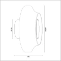 Argon kinkiet LED 20cm SOFI