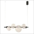 czarna lampa wisząca szklane kule PLAYA candellux 34-50502