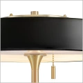 czarno złota lampa na biurko ARTDECO MT8872 BLACK Step into Design
