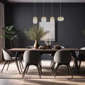 szklana lampa wisząca znad stół VASOA MBER Milagro ML1408