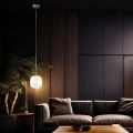 lampa wisząca z białego szkła VASO 2 WHITE Milagro ML1401