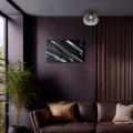 szklany plafon LED do salonu VASO SMOKED Milagro ML1409