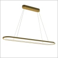 złota lampa wiszaca LED CCT SATURNO Milagro ML2958