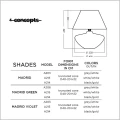 Madrid 4concepts lampa stołowa szklana wymiary
