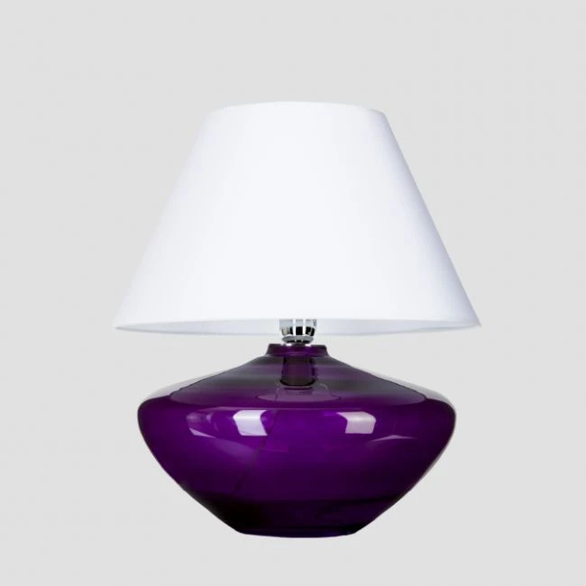 szklana lampa z abażurem MADRID VIOLET 4concepts L008711215