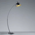 czarna metalowa lampa podłogowa RECIFE Trio RL R46041032