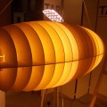 Tar Zeppelin Okrąg lampa wisząca ze sklejki lotniczej 2xE27 Tar