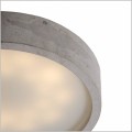 lampa sufitowa betonowa Led okrągła 36cm Plan GREY LoftLight