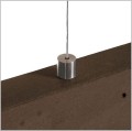 LOFTLIGHT Concrete-Line mocowanie stalowej linki beton chocolate