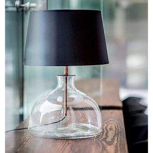HAGA lampa stołowa 47cm szklana z abażurem 1xE27 4concepts