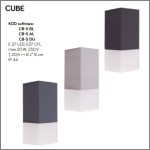 CUBE plafon zewnętrzny IP44 1xE27 SU-MA