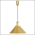 złota lampa wisząca do kuchni klosz stożek 35cm 1xE27 Reflex Stożek Brass TAR