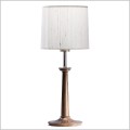 lampa stołowa 60cm podstawa drewniana jesion  1xE27 Szpilka Kandela