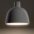 Damaso industrialna lampa wisząca do kuchni z białego betonu średnica 28cm 1xE27 Sollux