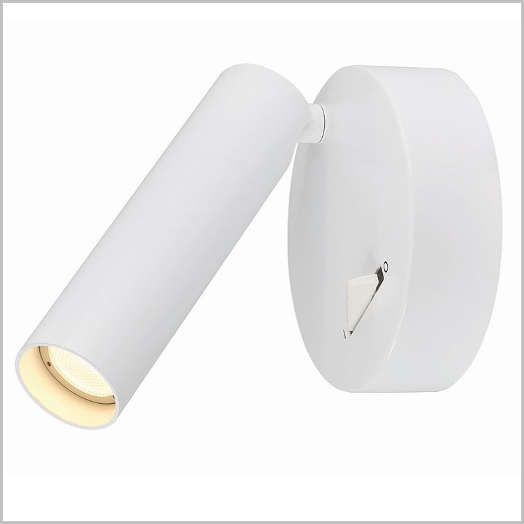 Kinkiet lampka nocna Led 5W biała z przełącznikiem on/off Milano HB13015 Holbox