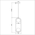 Maytoni  lampa wisząca Ring wymiary