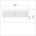 Venera H260-05-N plafon sufitowy 50cm zamknięty od dołu 5xE27 Maytoni wymiary
