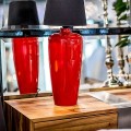 szklana lampa stojąca do salonu  Sevilla 4concepts