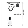 Sollux Lighting Edison SL.0373 kinkiet ścienny czarny 1xE27 60W