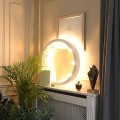 Milagro by Maciej Zień Cassiopeia lampa stojąca z białego marmuru o wysokości 75cm 8xE 14