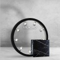 lampa stojąca do salonu z czarnego marmuru o wysokości 75cm 8xE14 Cassiopeia nero 5033 Milagro by Maciej Zień