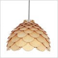 Burgo LP-101335/1P L lampa wisząca szyszka ze sklejki drewnianej o średnicy 50cm 1xE27 Light Prestige