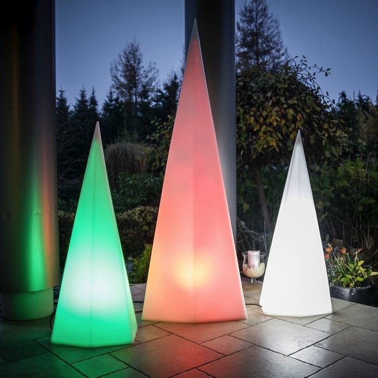 Oświetlenie ogrodu stylizowana choinka RGB led z pilotem 94cm Noel  ST-NOEL94-LIGHT-RGB PDconcept