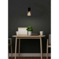 Lucide Zino 74410/01/65 lampa wisząca nad stół czarna klosz szklany grafit 1xE27