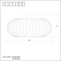 Lucide Manuela plafon 1xE27 Led wymiary