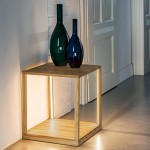 Tavoli lampa stojąca dębowy stolik podświetlany LED 27W SPOT Light