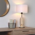 Pino Table lampa stojąca wysokości 54 cm z korpusem z naturalnego drewna sosnowego firmy Spotlight
