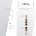Kandela Sierra lampy podłogowe z drewna jesionowego w różnych wybarwieniach z abażurami do wyboru