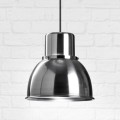 Srebrna lampa wisząca do kuchni klosz 21cm 1xE27 Reflex Mini Steel TAR