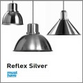 lampy wiszące z naturalnej stali Reflex Steel
