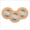 Vitar Wood oczka sufitowe do sufitów z karton-gipsu 3xGU10 marki Spotlight