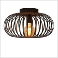 Manuela 78174/40/30 czarna lampa sufitowa druciana metalowy plafon po pokoju 40cm 1xE27 Lucide