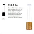 Individual Lighting Ruła24 lampa wisząca LED z naturalnego drewna