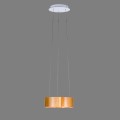 lampa wisząca płaski walec śr. 24 cm z drewna dębowego Ruła24 Disk marki Individual Lighting