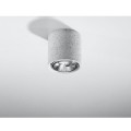 sufitowa lampa z betonu walec 14cm wysokość 11cm Cullo Sollux Lighting