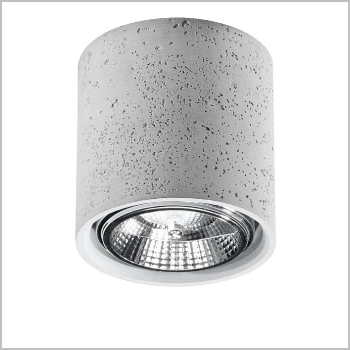 Sollux Cullo SL.0645 plafon betonowy w kształcie walca 14cm GU10