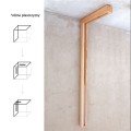lampa ścienno-sufitowa LED wykonana z drewna jesionu Path-Y Individual Lighting