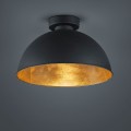 Jimmy czarno złota lampa sufitowa żarówka E27 Tro Reality