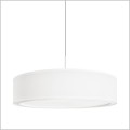 MIST lampa wisząca biała z materiału śr. 50cm polski producent Nowodvorski