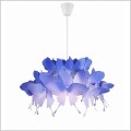 Light Prestige Farfalla LP-3439/1P blue lampa wisząca z abażurem śr.50cm 1xE27 60W