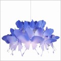 niebieskie motyle Farfalla blue lampa wisząca śr.50cm 1xE27 producent Light Prestige