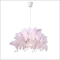 Light Prestige Farfalla MD088-3439A/1P RÓŻOWY lampa wisząca z abażurem śr.50cm wys.140cm 1xE27 60W